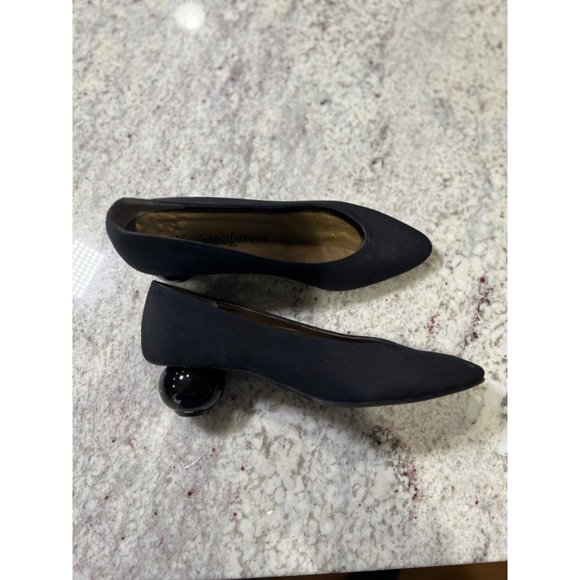 Vintage Saint Laurent Sculpted Ball Heels - Size - Picture 4 of 8